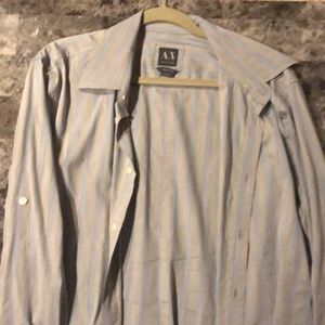 ARMANI EXCHANGE large button up